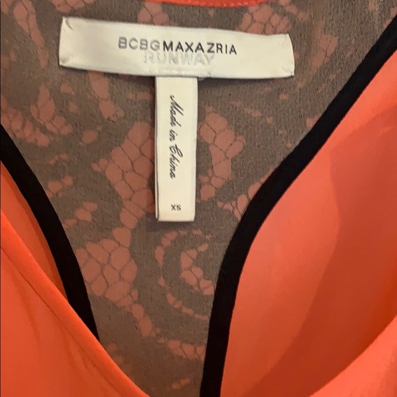 BCBG runway dress coral reef maxi with slit - Picture 3 of 12